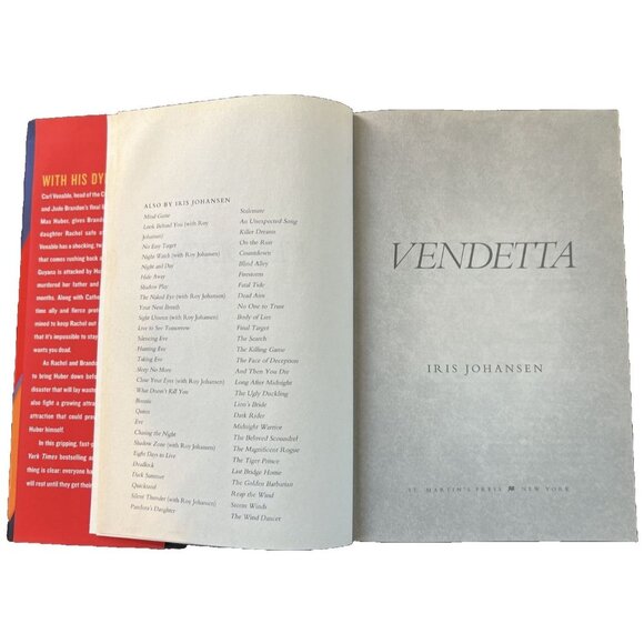 IRIS JOHANSEN Catherine Lin Series Lot Of 2 Hardcover 1st Edition Books - Picture 9 of 11